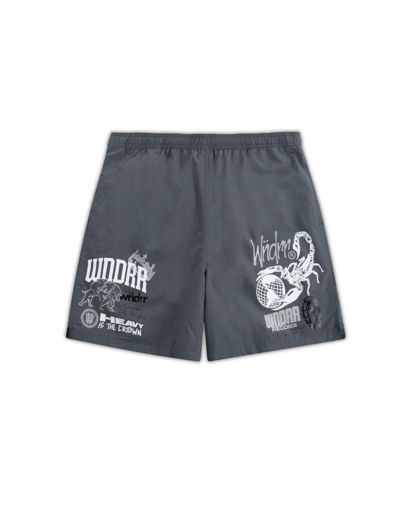 SYNDICATE SWIM SHORT - FADED BLACK