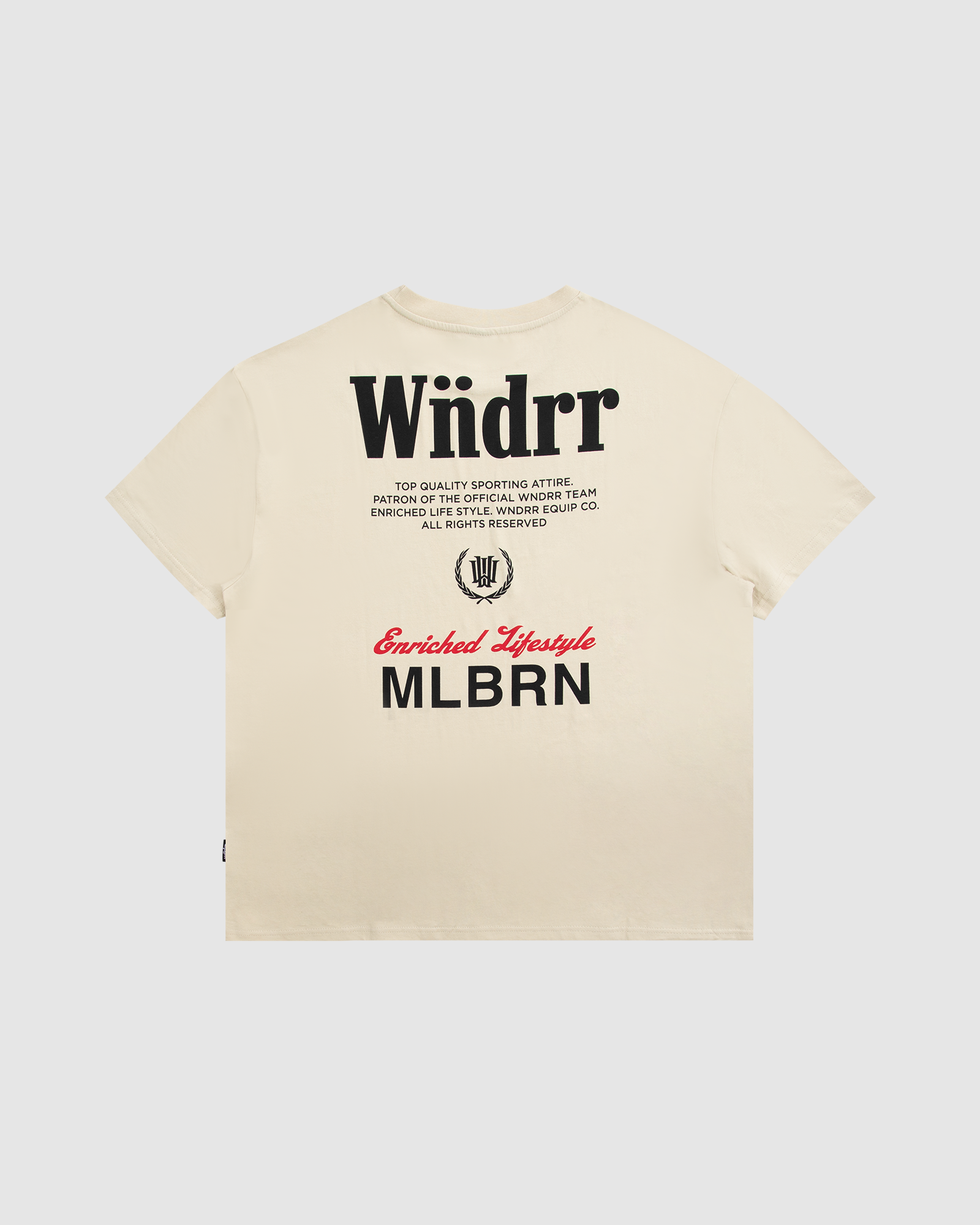 ARCHIVE SMU BOX FIT TEE - TAN