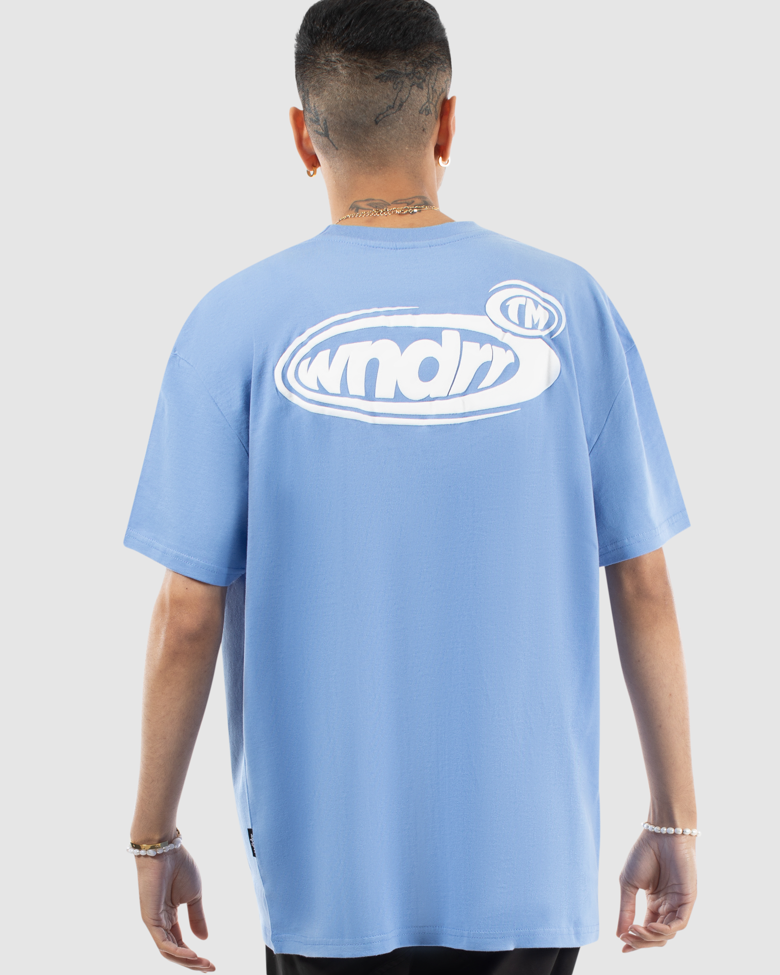 REFLEX BOX FIT TEE - AIR BLUE