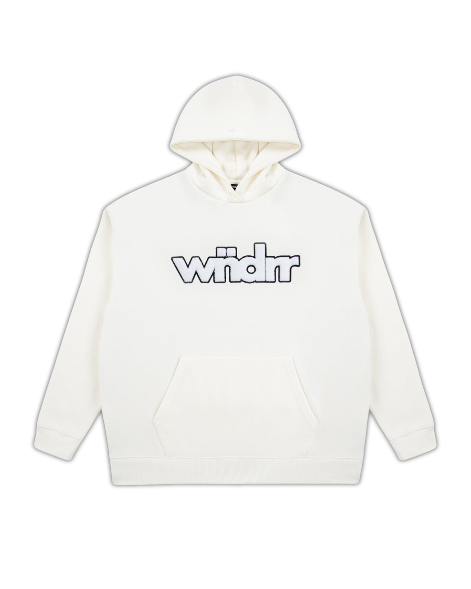 TONE HOOD SWEAT - OFF WHITE