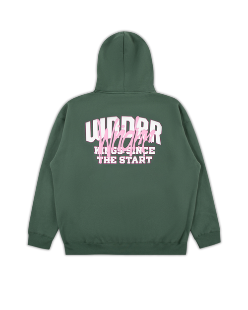 TOP TIER HOOD SWEAT - DARK GREEN
