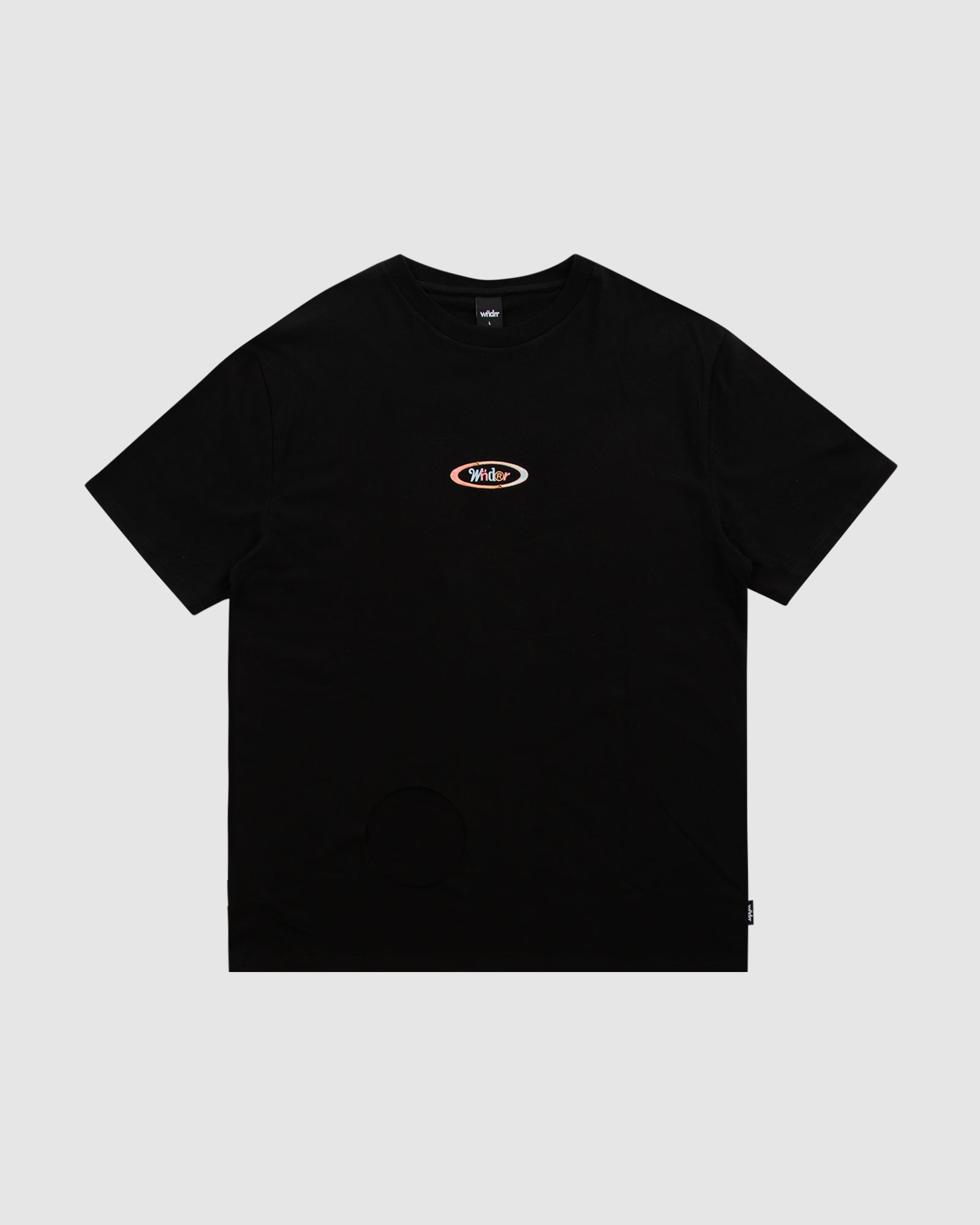 ELLIPSE BOX FIT TEE - BLACK