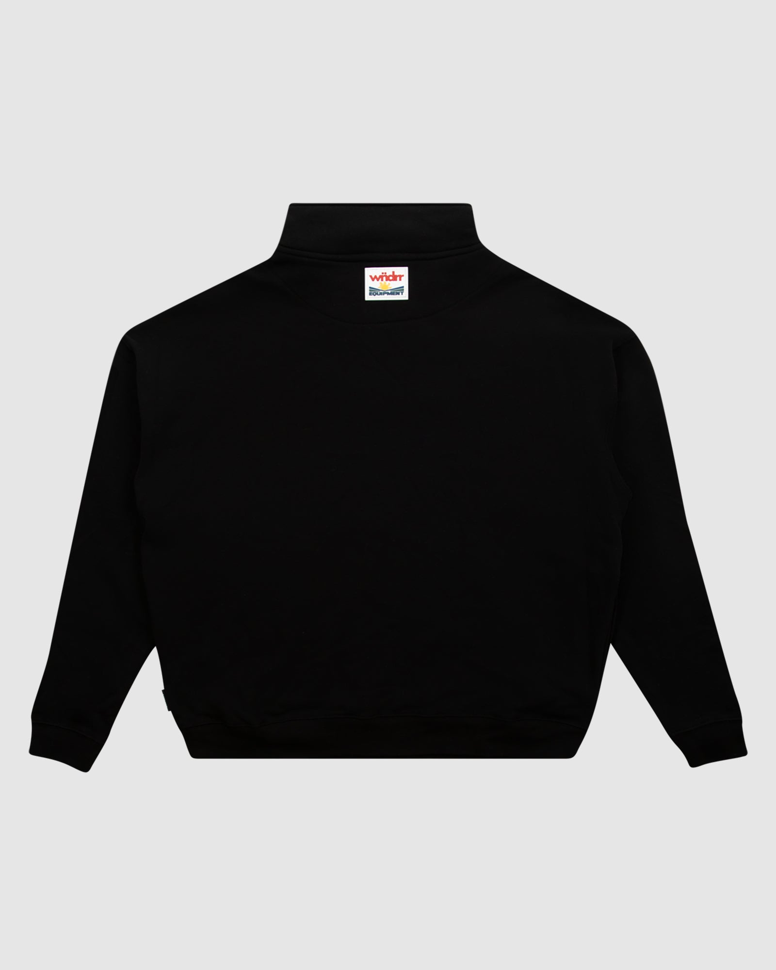 ELLIPSE 1/4 ZIP SWEAT - BLACK