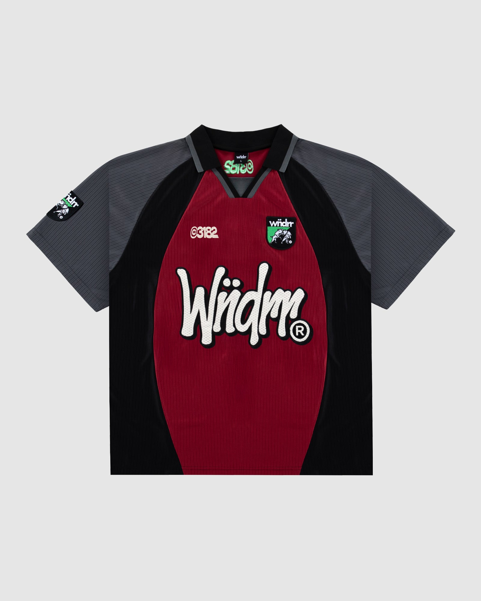 KICKOFF FOOTBALL JERSEY - BLACK/RED