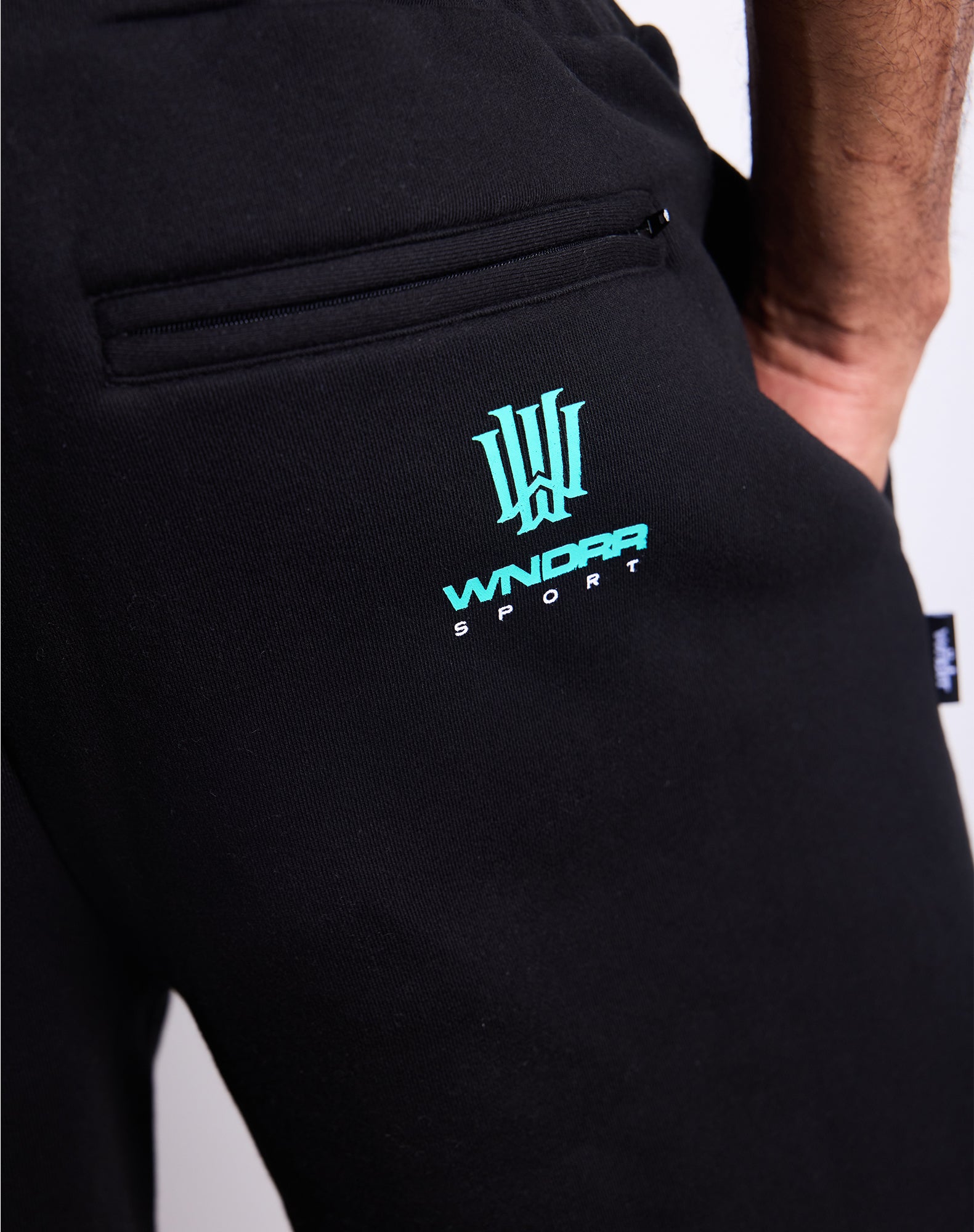 COLLECTIVE TECH TRACKSHORT - BLACK/TEAL