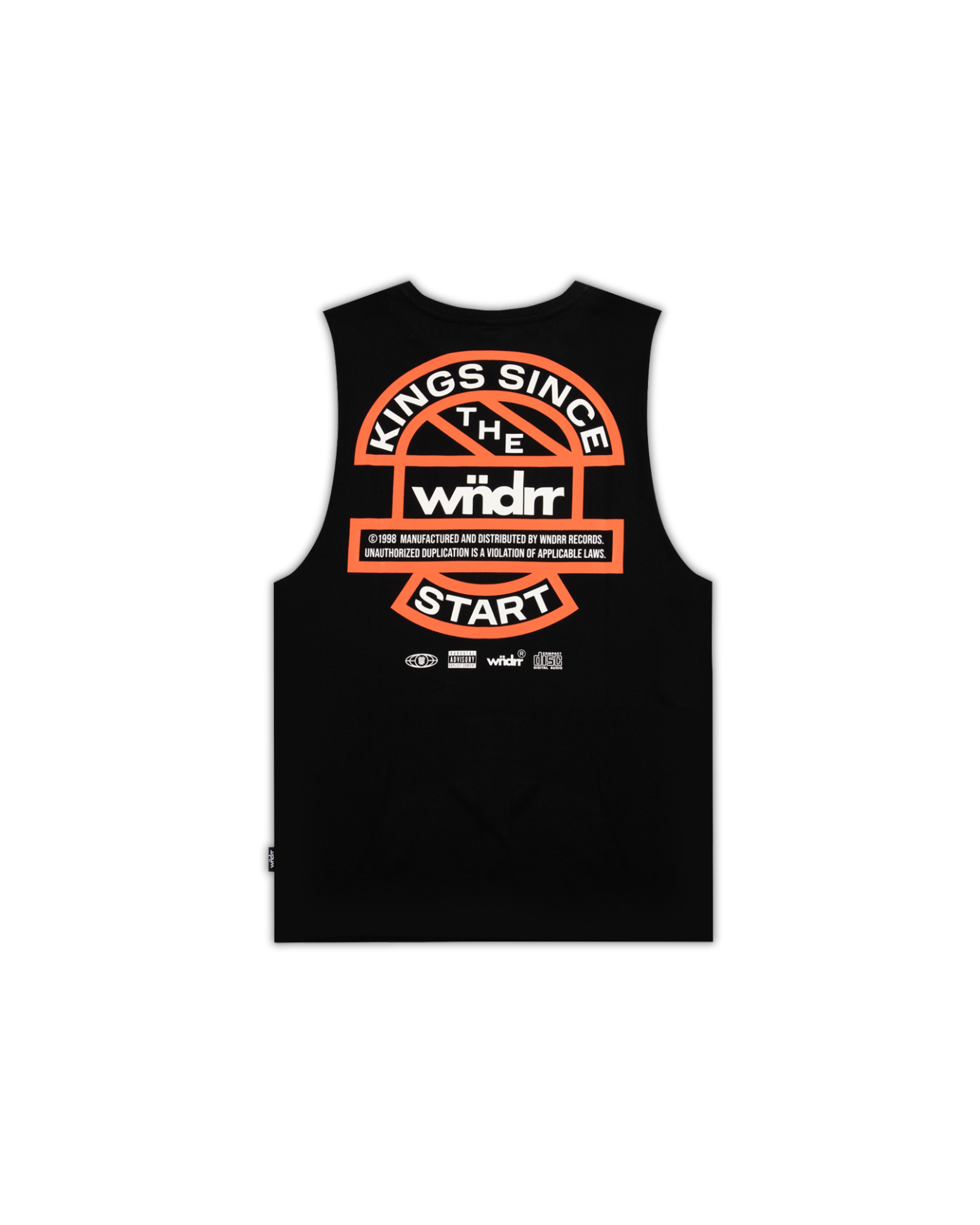 HIGH SIGN MUSCLE TOP - BLACK