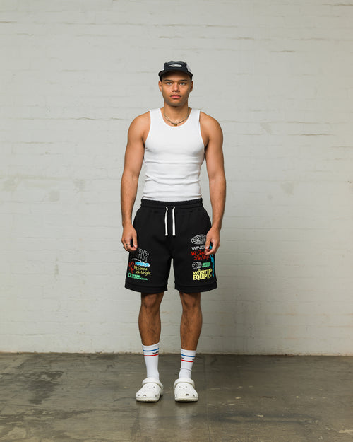 REPRESENT TECH TRACKSHORT - BLACK