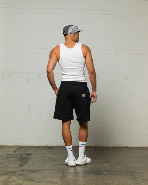 REPRESENT TECH TRACKSHORT - BLACK