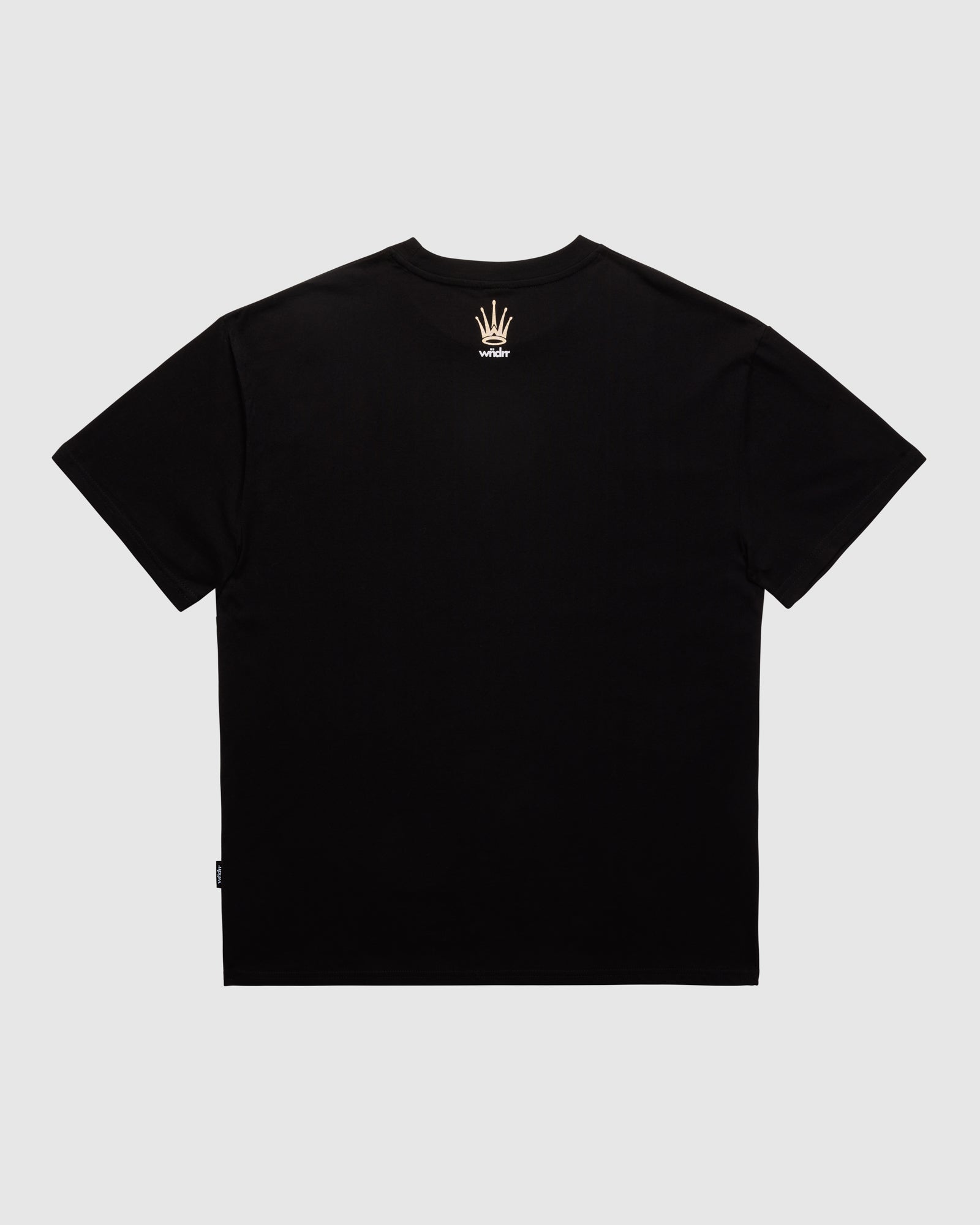 CREST BOX FIT TEE - BLACK