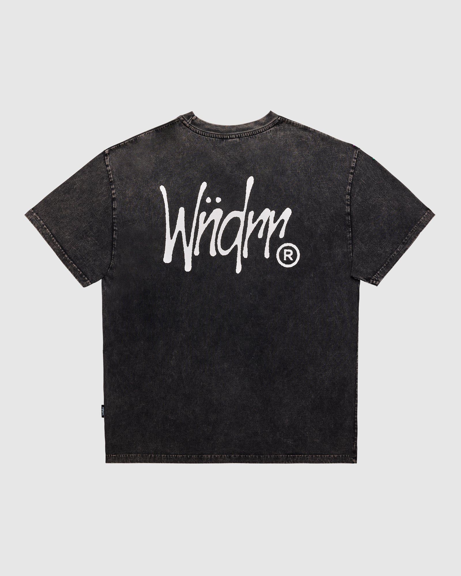 PRECURSOR BOX FIT TEE - WASHED BLACK