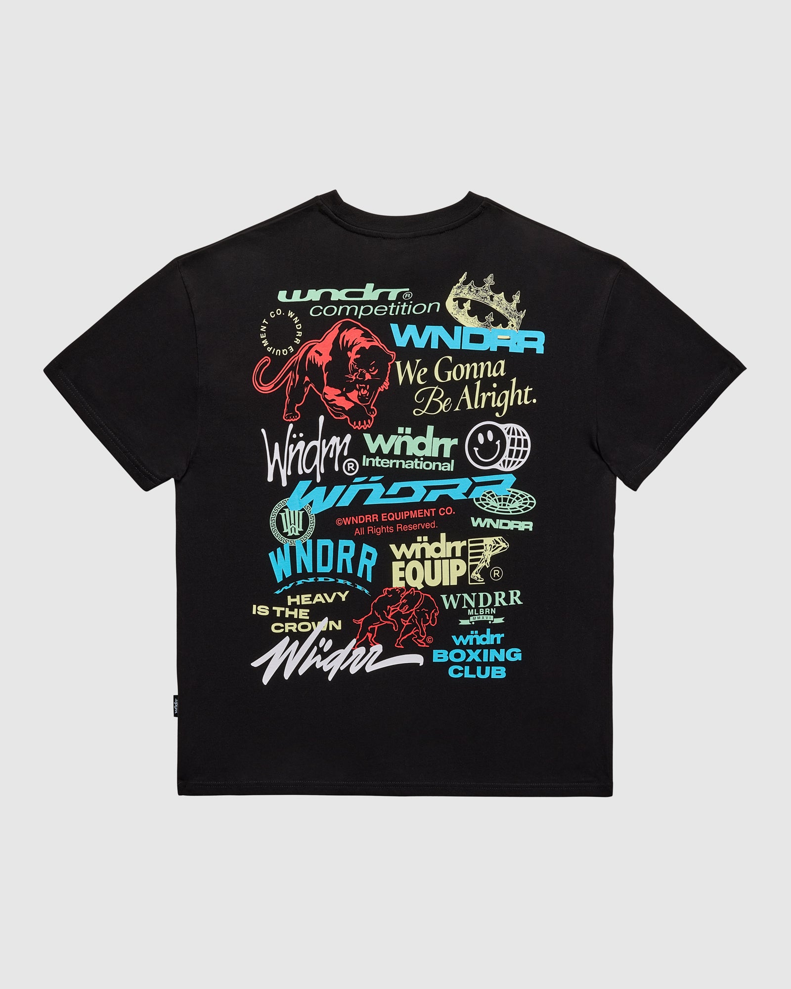 SYNDICATE BOX FIT TEE - BLACK