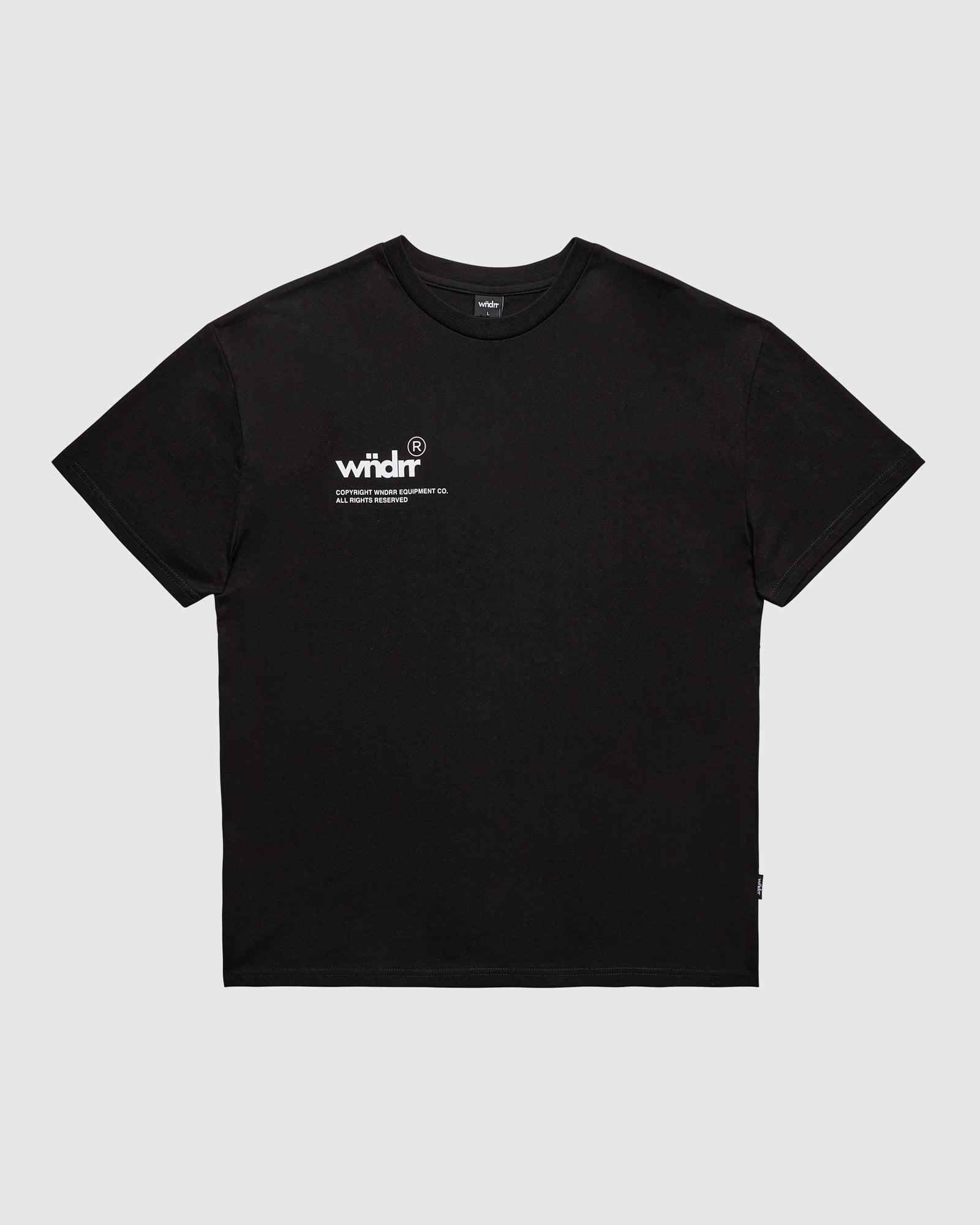 SYNDICATE BOX FIT TEE - BLACK