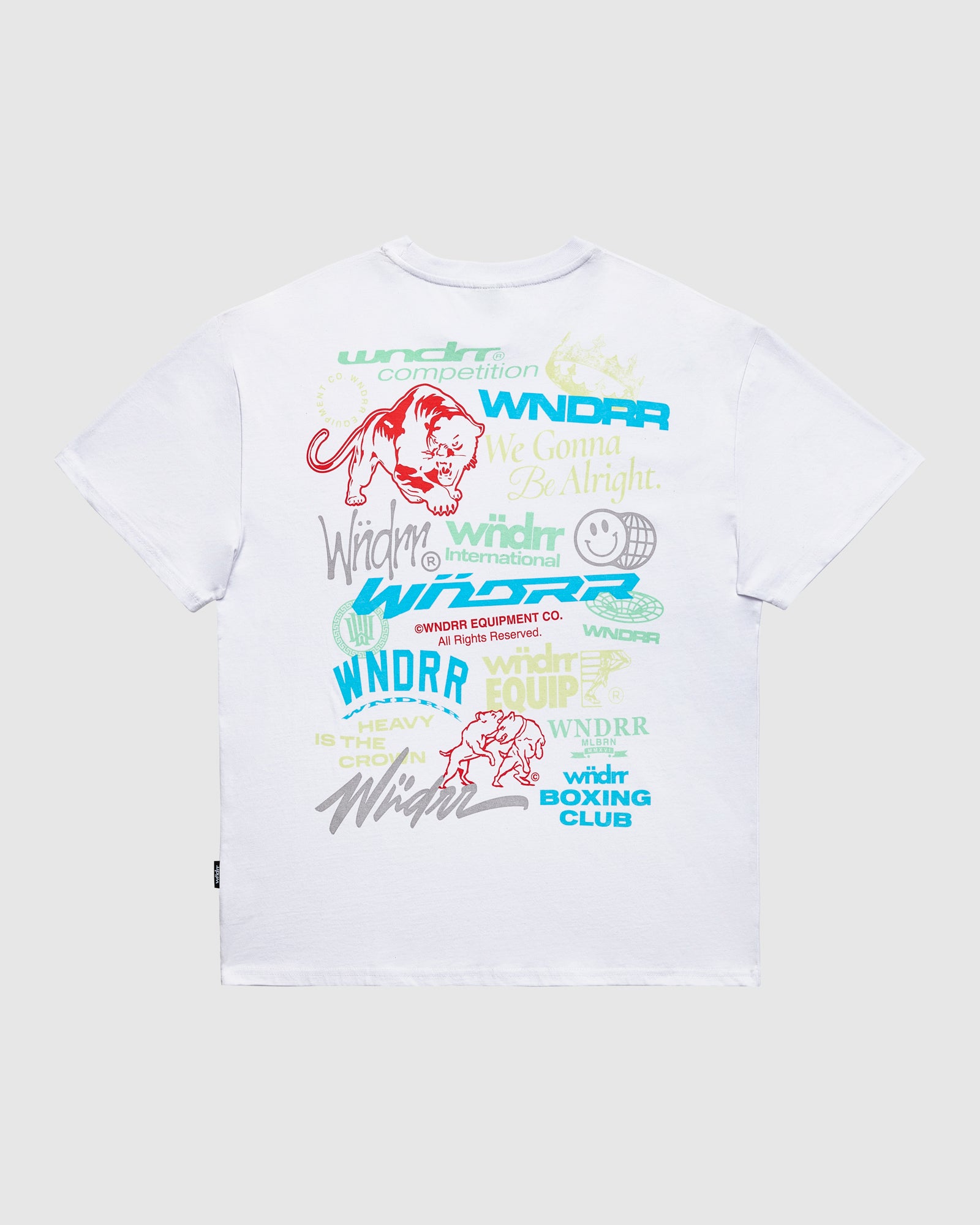 SYNDICATE BOX FIT TEE - WHITE