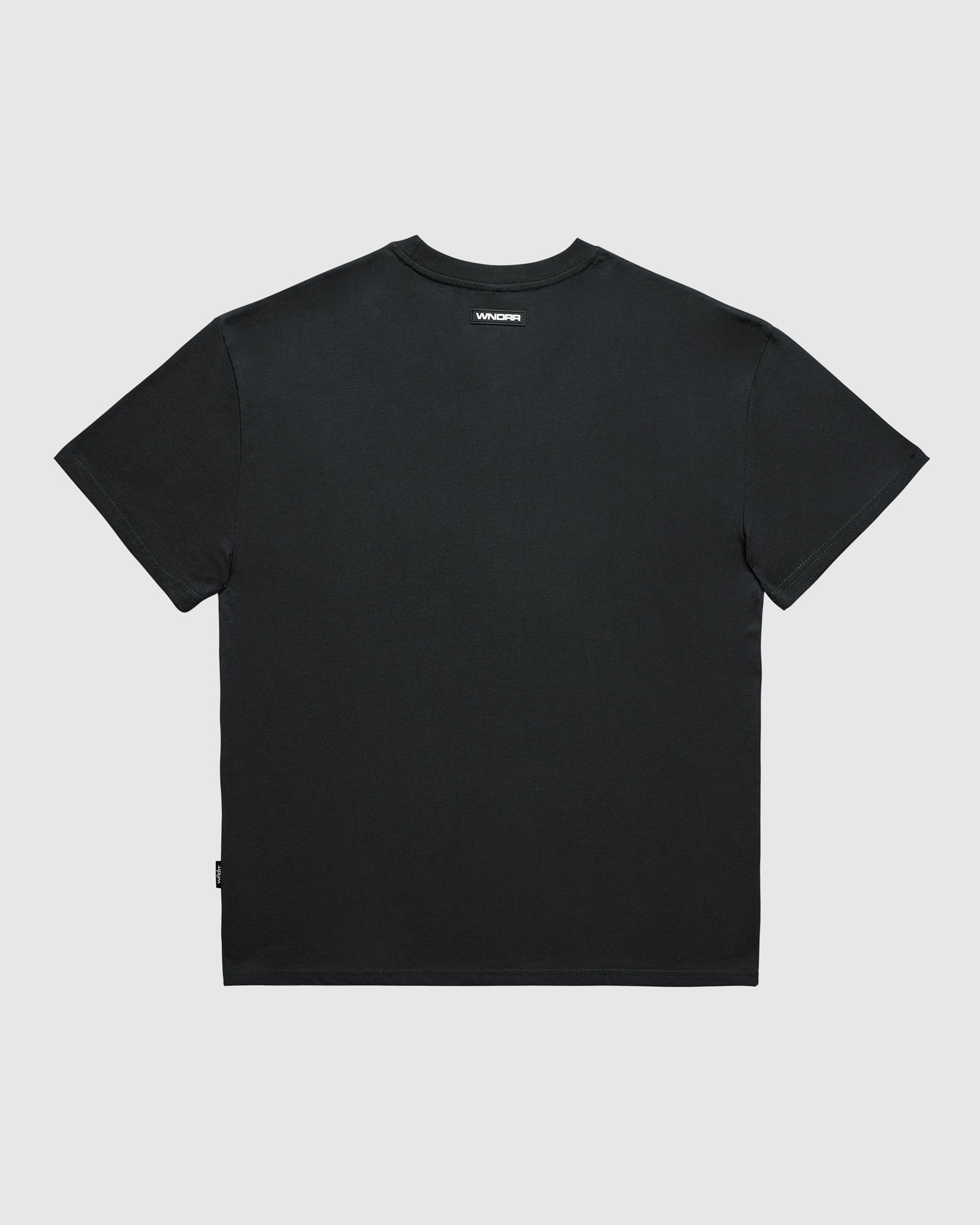 MOTIF BOX FIT TEE - FADED BLACK