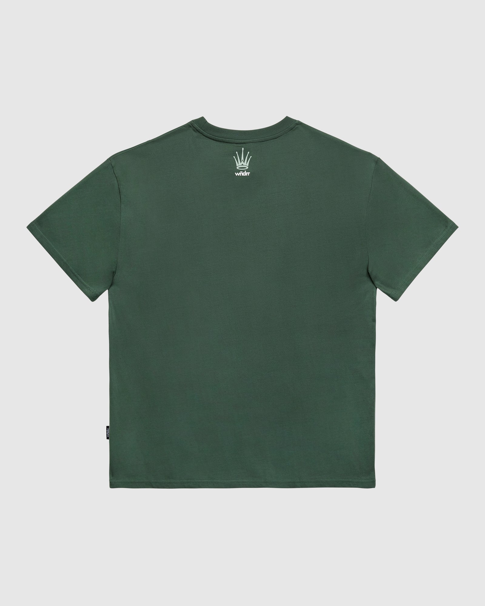 CREST BOX FIT TEE - DARK GREEN