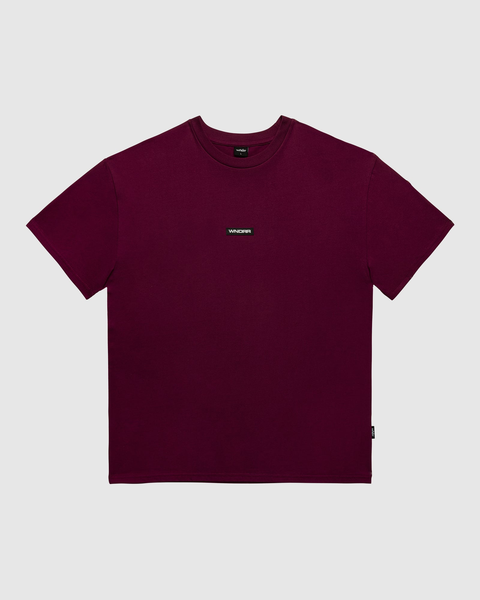 HEX BOX FIT TEE - BLOOD RED