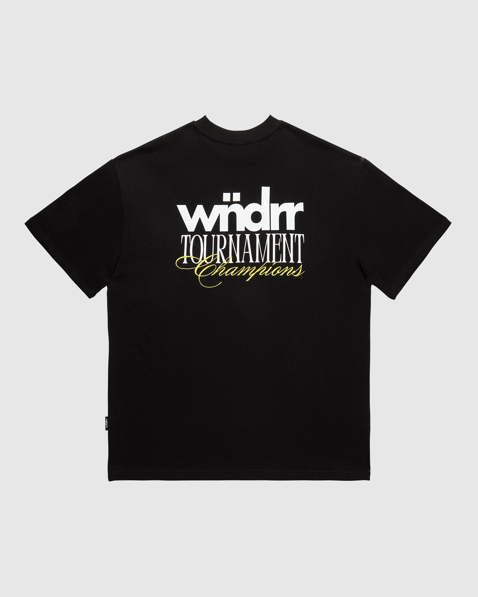 TOURNAMENT HEAVY WEIGHT TEE - BLACK