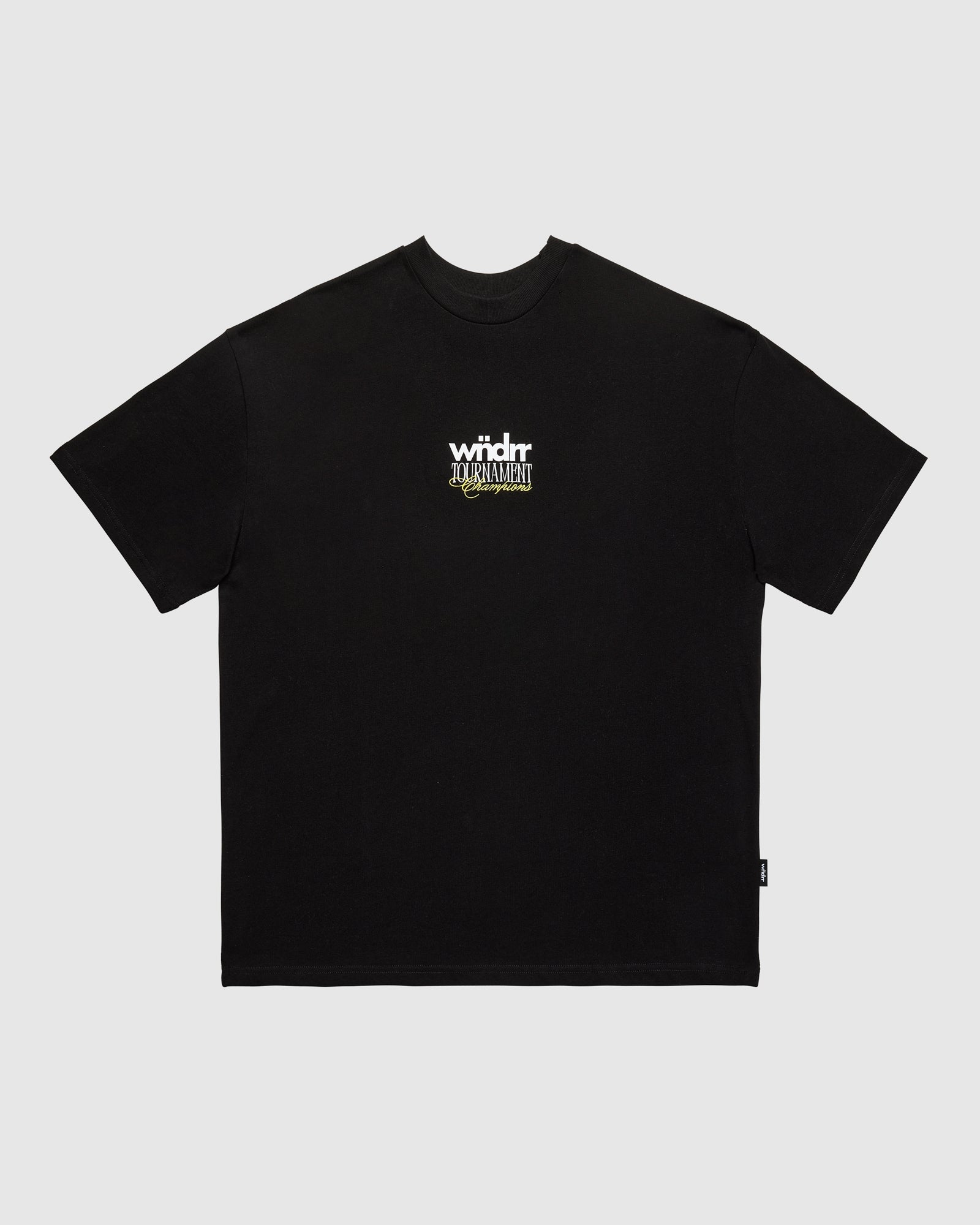 TOURNAMENT HEAVY WEIGHT TEE - BLACK