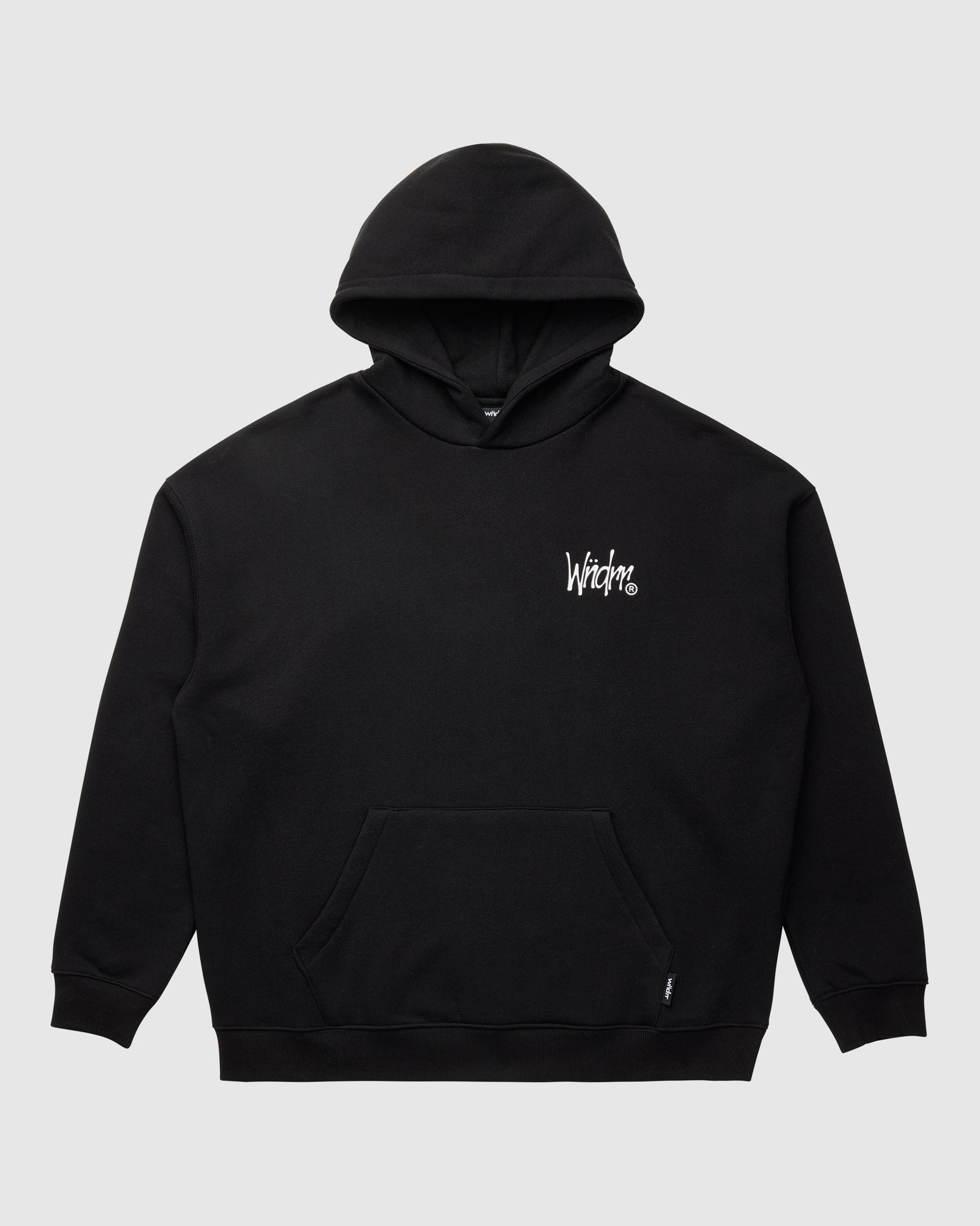 CROWN HOOD SWEAT - BLACK
