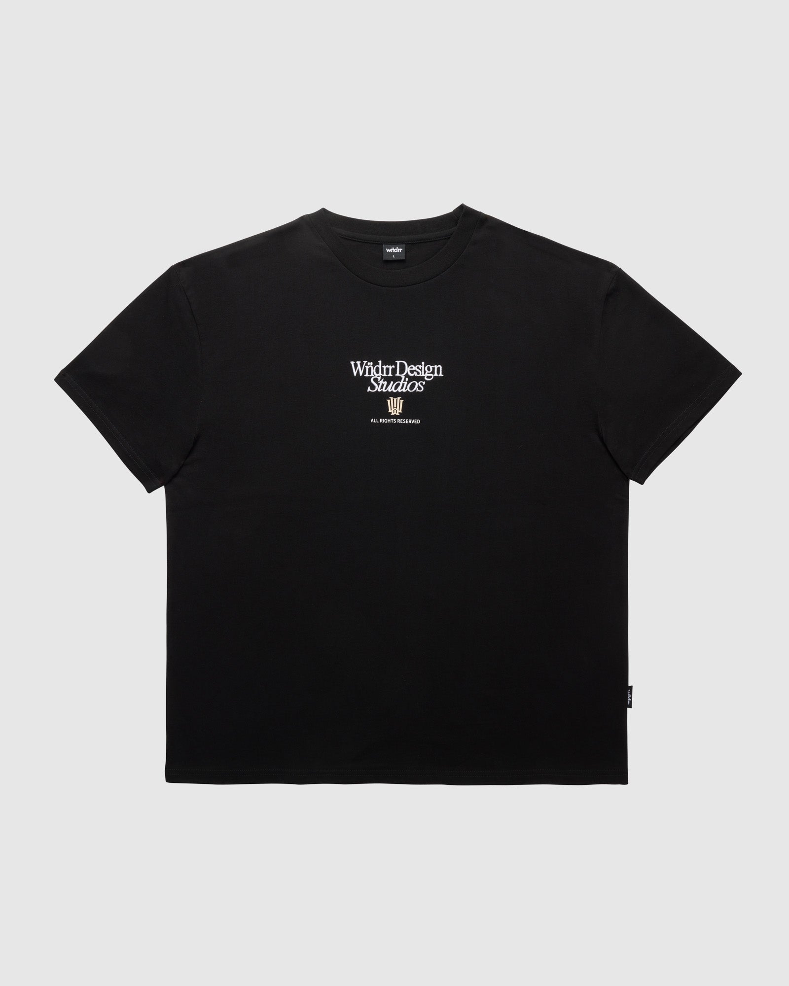 ATELIER BOX FIT TEE - BLACK