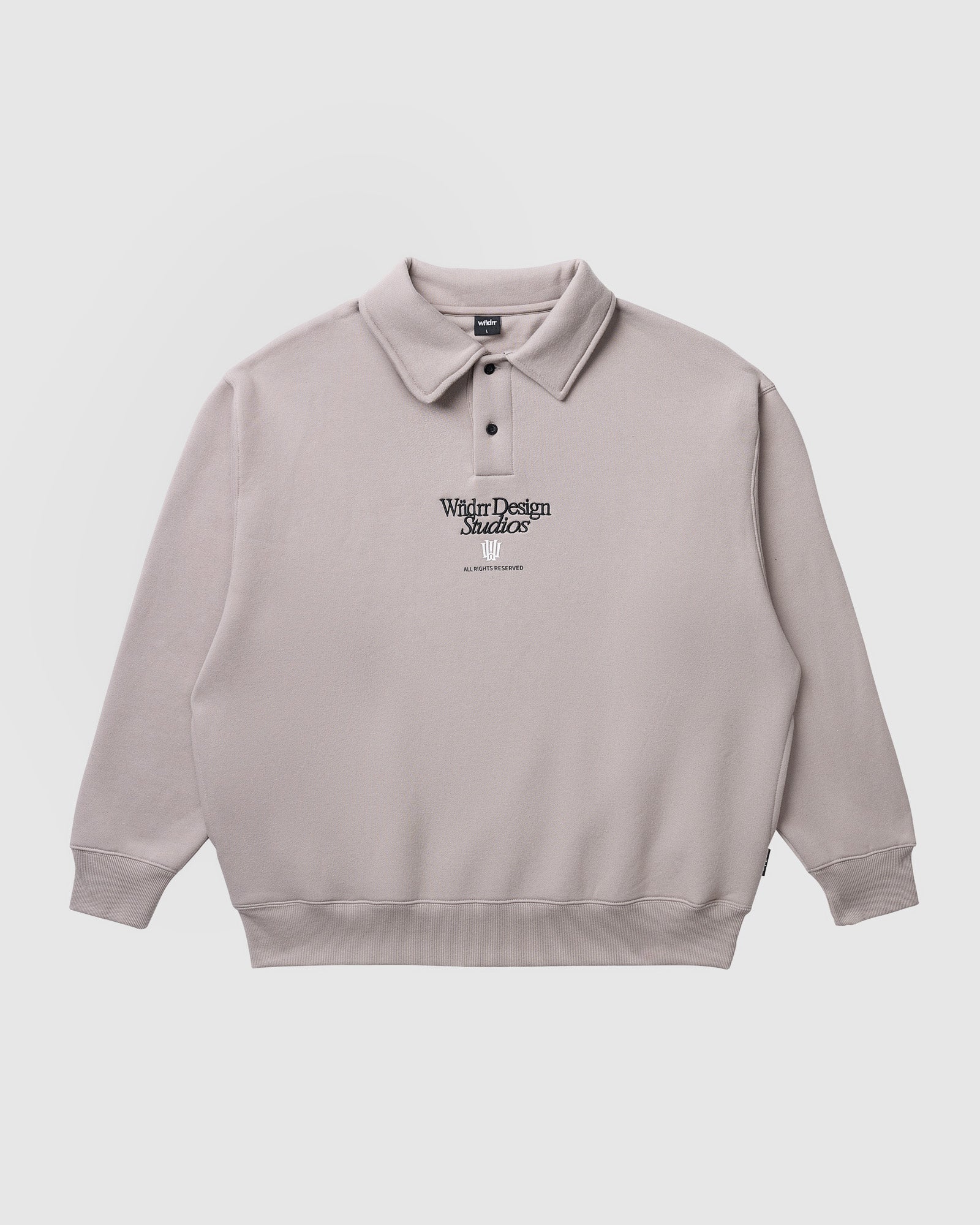 ATELIER RUGBY SWEAT - MOON GREY