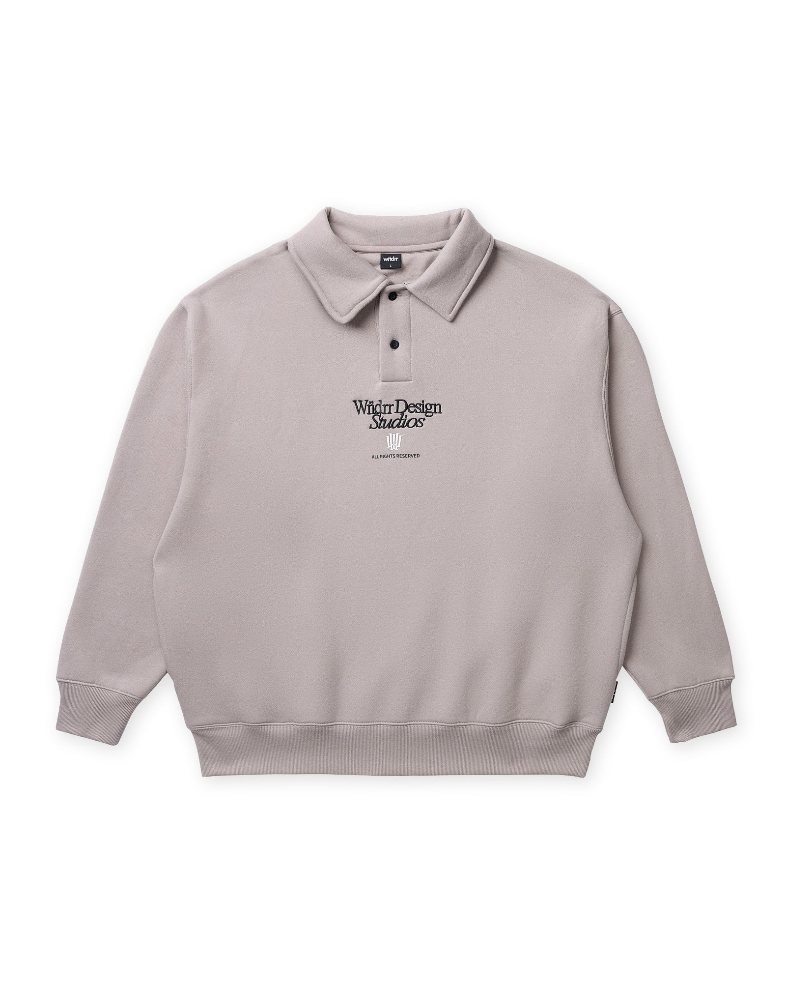 ATELIER RUGBY SWEAT - MOON GREY