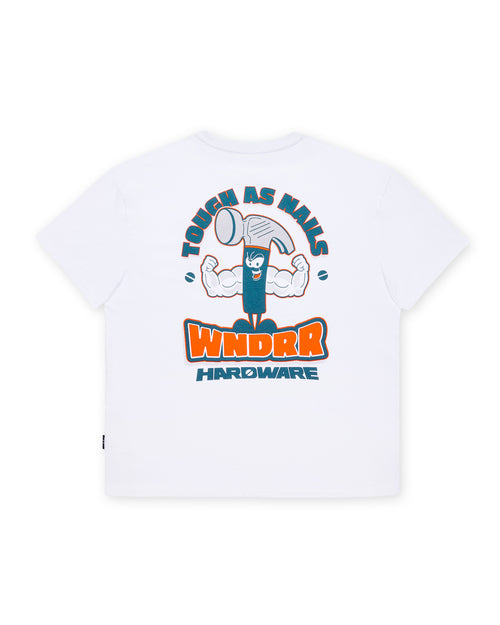 HARDWARE BOX FIT TEE - WHITE