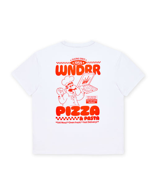 SLICING SINCE BOX FIT TEE - WHITE
