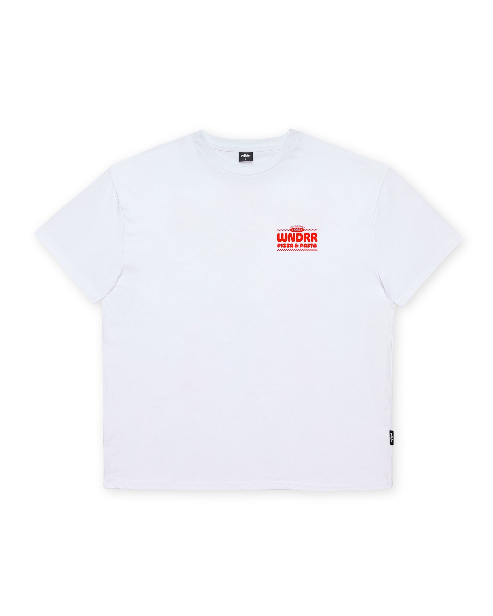 SLICING SINCE BOX FIT TEE - WHITE