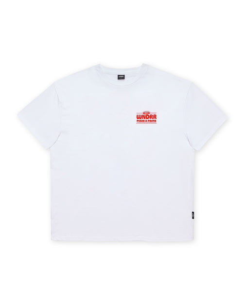SLICING SINCE BOX FIT TEE - WHITE