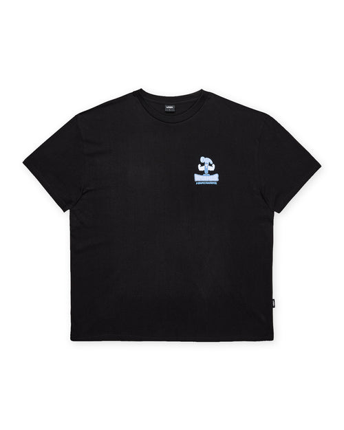 HARDWARE BOX FIT TEE - BLACK