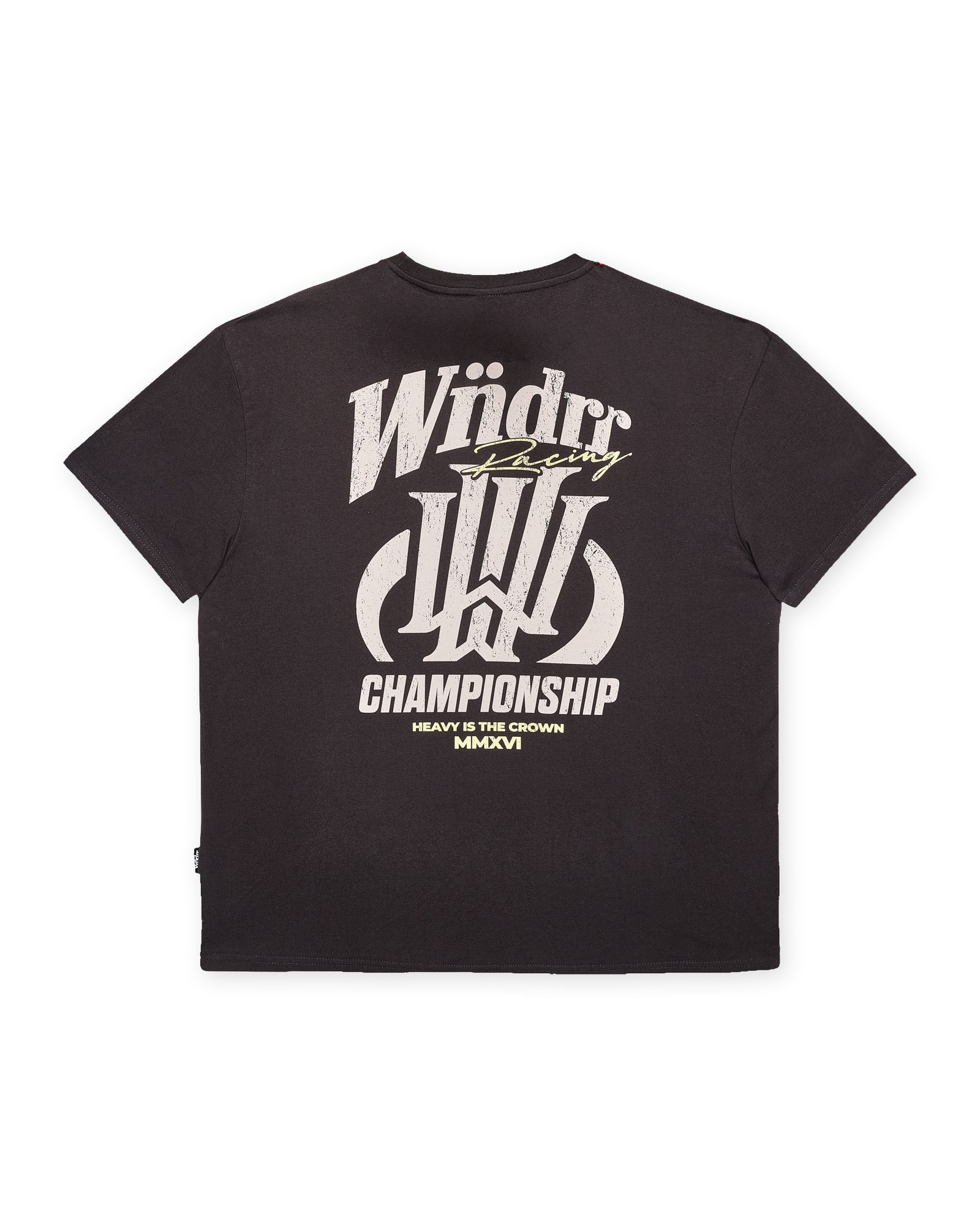SKYLINE BOX FIT TEE - FADED BLACK
