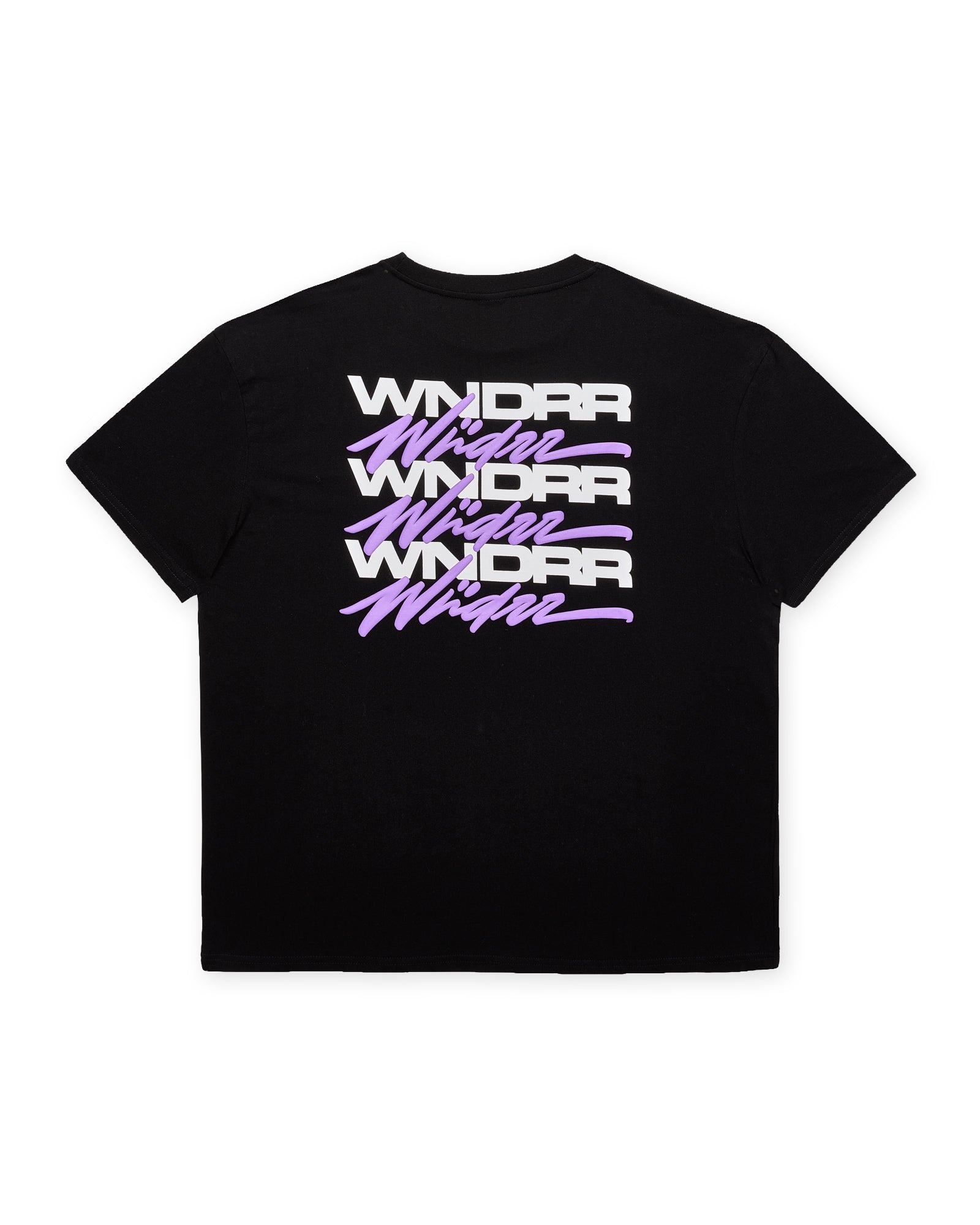 HEXED BOX FIT TEE - BLACK
