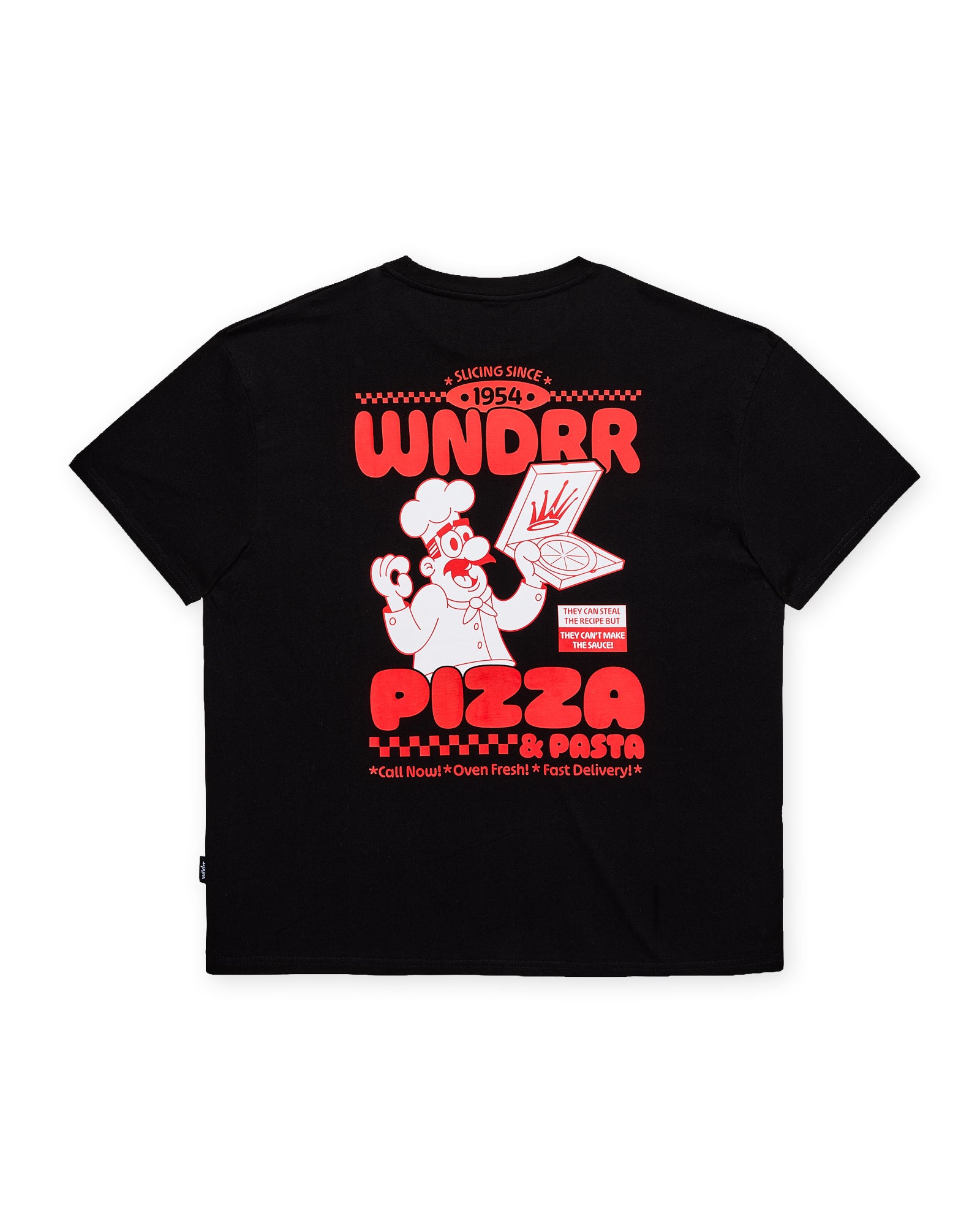SLICING SINCE BOX FIT TEE - BLACK