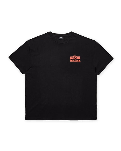SLICING SINCE BOX FIT TEE - BLACK