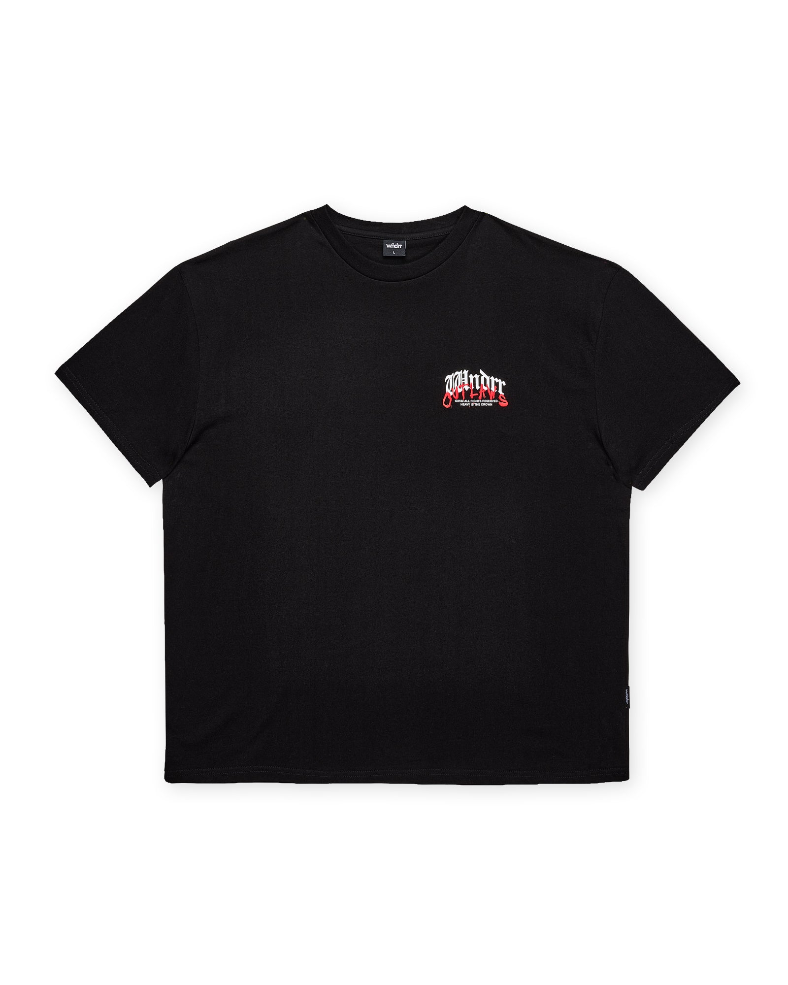 RENEGADE BOX FIT TEE - BLACK