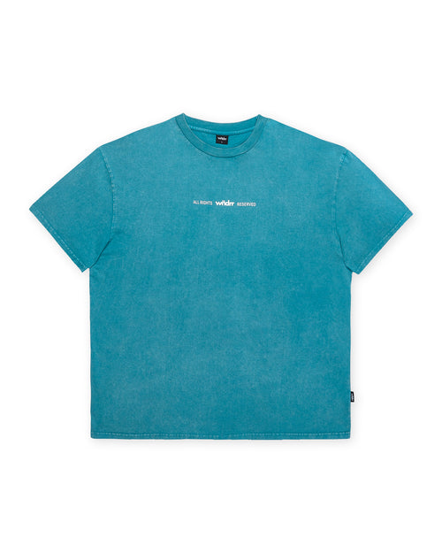 HIGHBORN BOX FIT TEE - WASHED BLUE