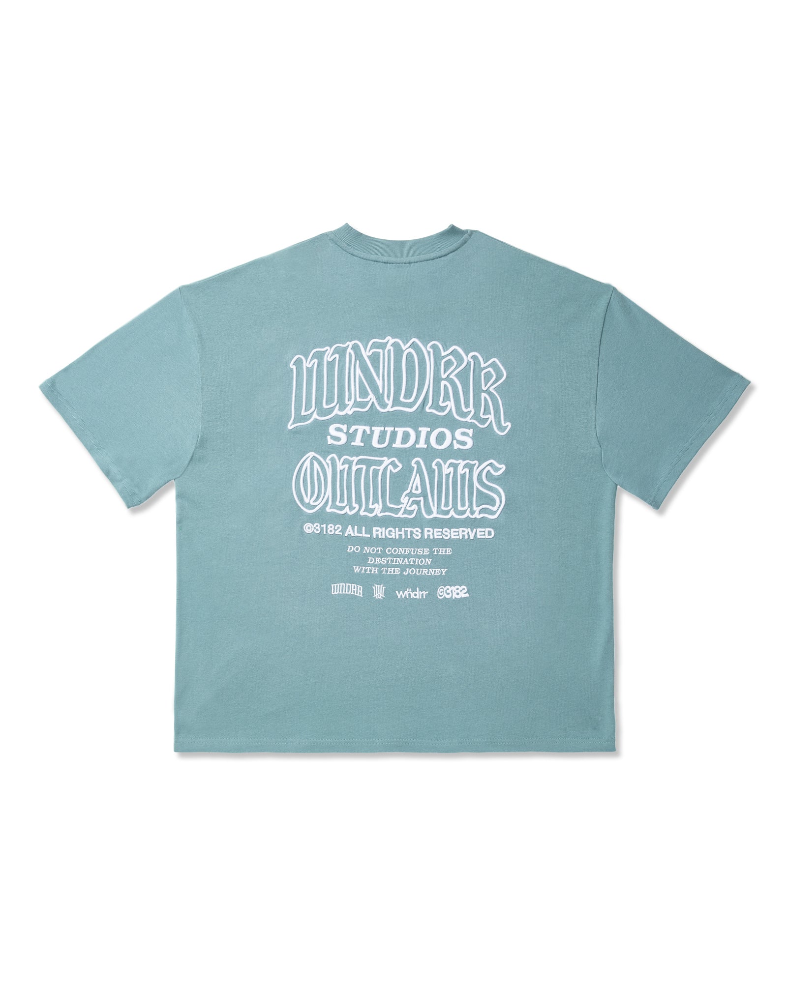 OUTLAWS HEAVY WEIGHT TEE - DUSK BLUE