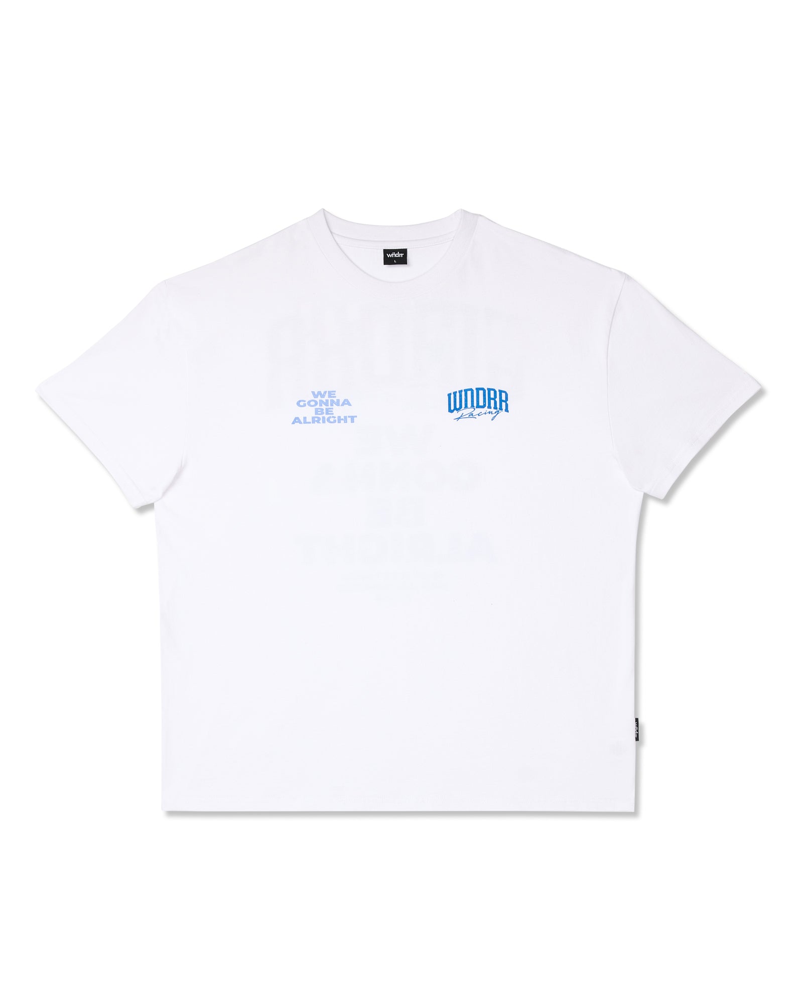 SWERVE BOX FIT TEE - WHITE