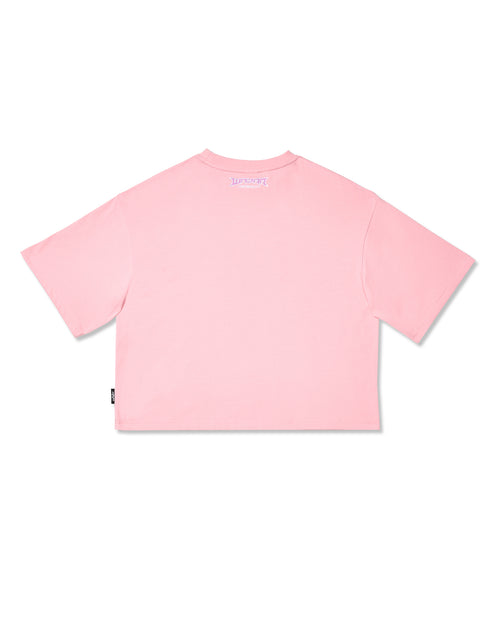 PULSE CROPPED FIT TEE - PINK
