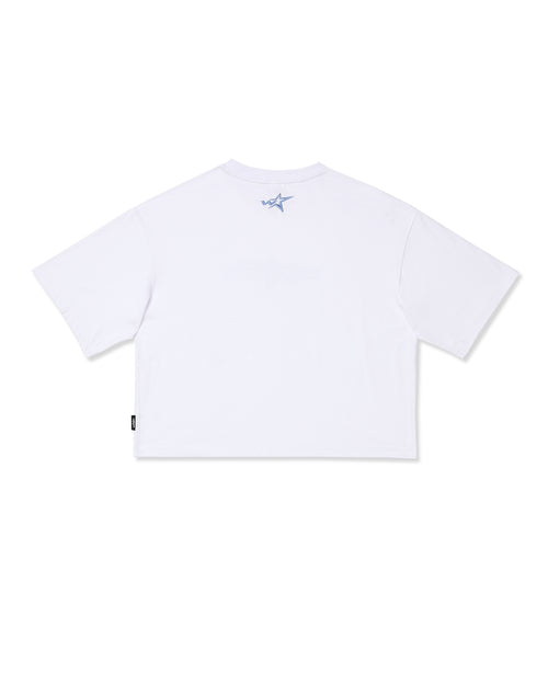 STXR CROPPED FIT TEE - WHITE