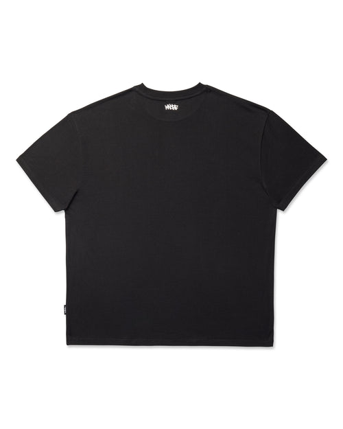 TAG BOX FIT TEE - BLACK