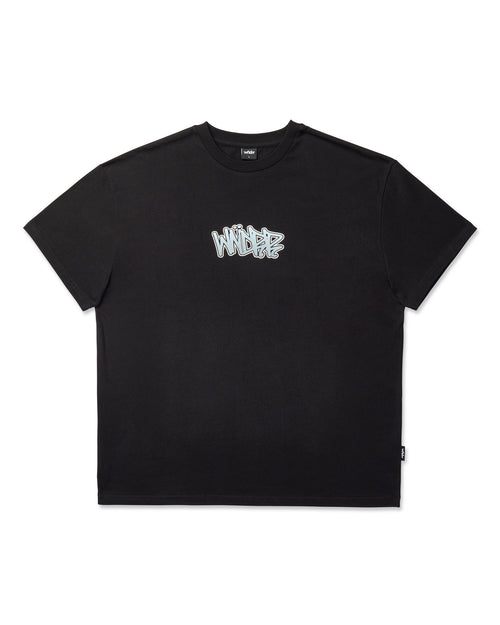 TAG BOX FIT TEE - BLACK