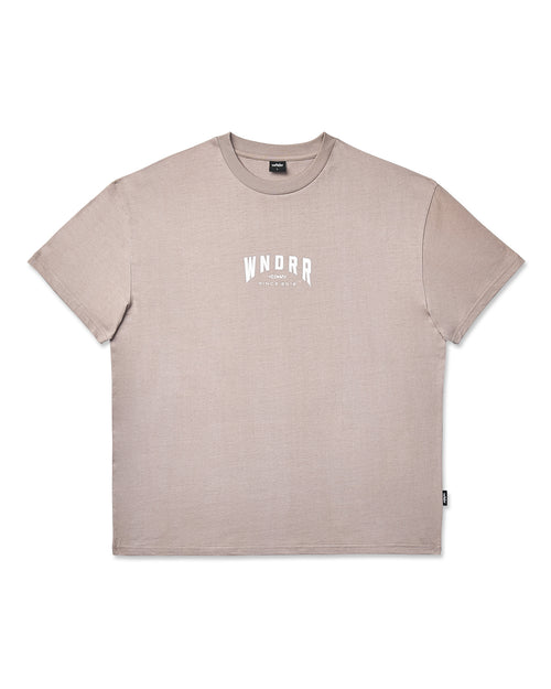 BRIDGE BOX FIT TEE - MOON GREY