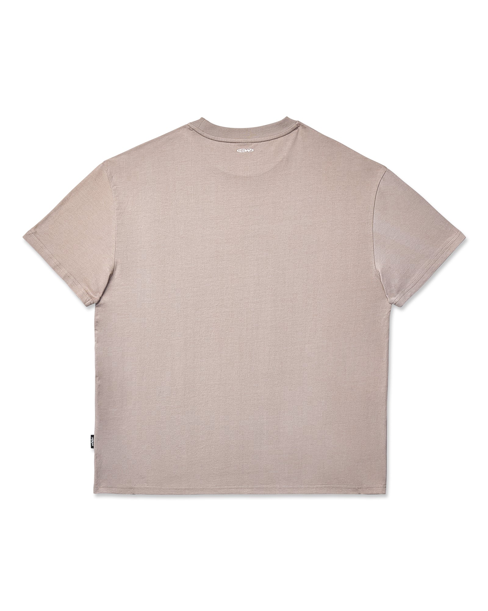 BRIDGE BOX FIT TEE - MOON GREY