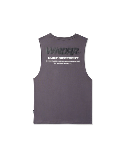SHODO MUSCLE TOP - CHARCOAL
