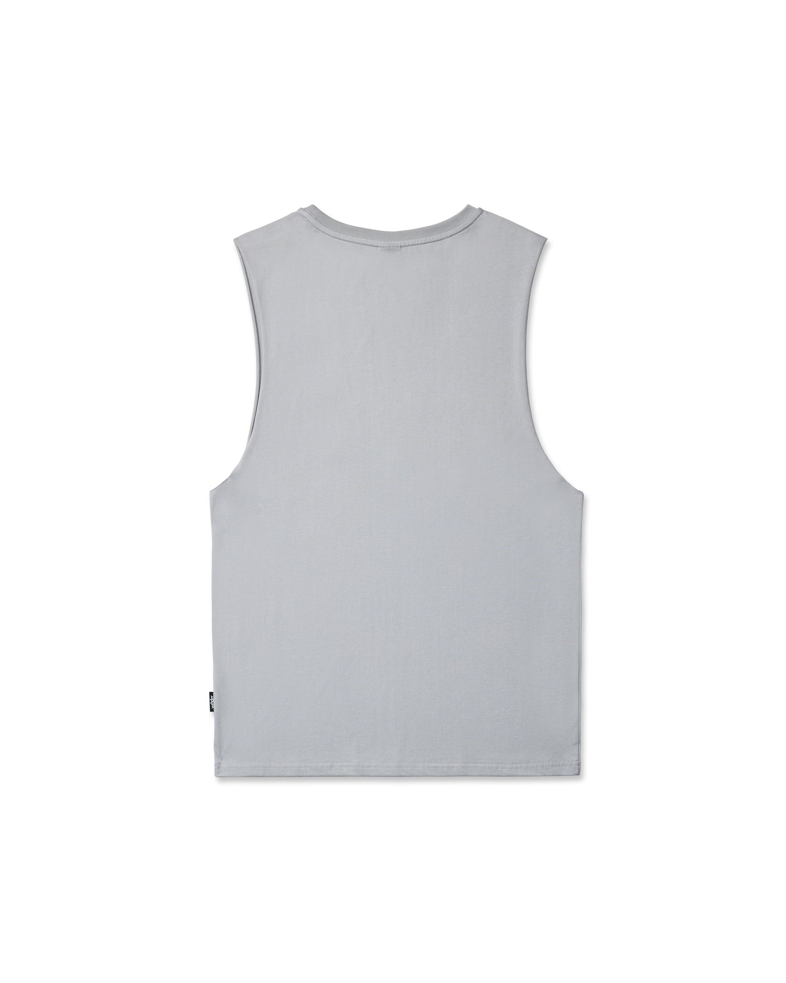 BRUSHBACK MUSCLE TOP - CEMENT GREY