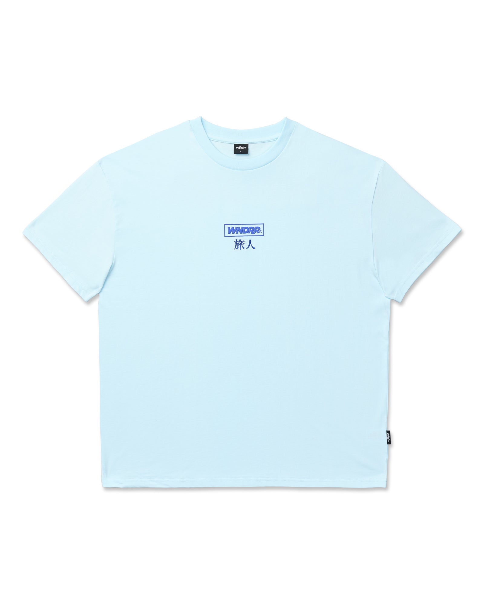 SHODO BOX FIT TEE - BABY BLUE