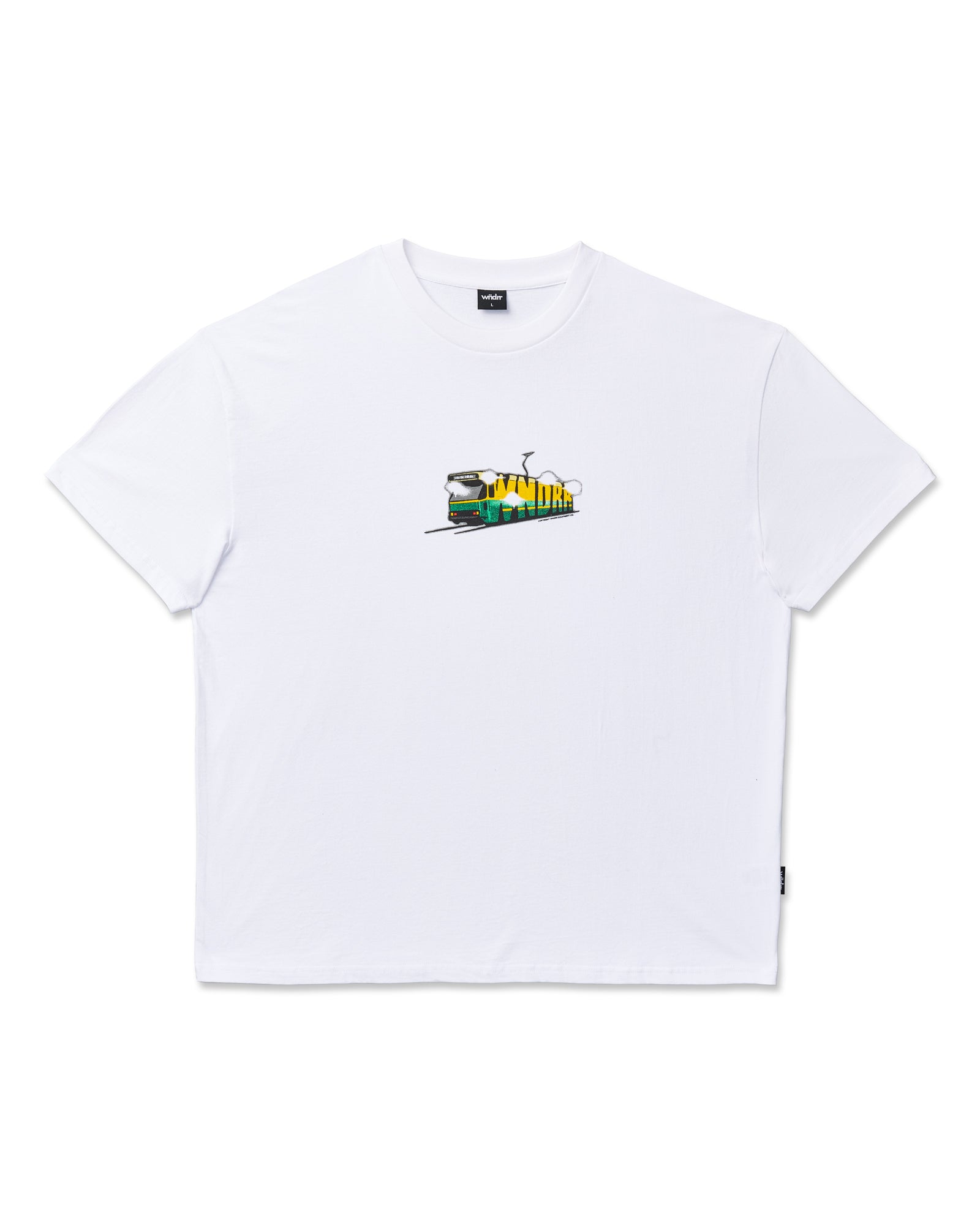 TRAM BOX FIT TEE - WHITE