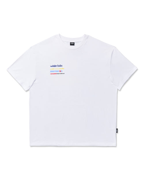 SPONSORED BOX FIT TEE - WHITE